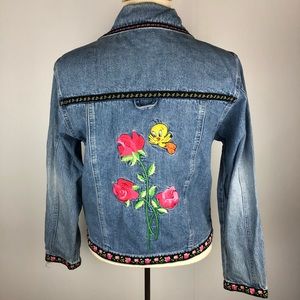 VTG Warner bros Studio Store Womens Denim Jacket
